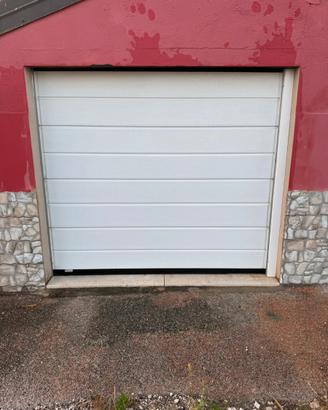 Portone sezionale garage con motore elettrico