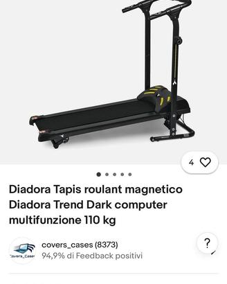 Tappeto palestra magnetico tapis roulant 