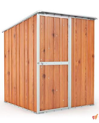 Casetta giardino in Acciaio 1.55x175 cm fin legno