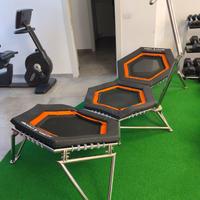 trampolino elastico triplo Alpha Champ