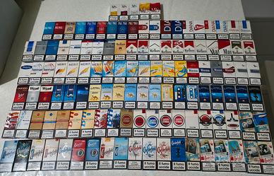 RARO Lotto 123 Pacchetti Sigarette Vintage da 10