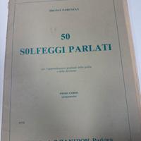 Libro 50 Solfeggi Parlati" di Ercole Parenzan,