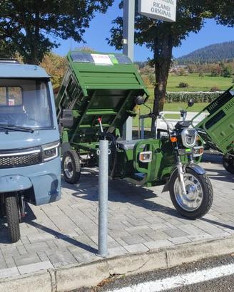 TRICICLO ELETTRICO CASSONE RIBALTABILE MANUALMENTE