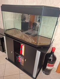 Acquario 180lt e mobiletto 