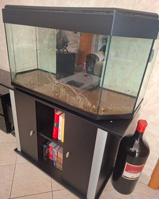 Acquario 180lt e mobiletto 