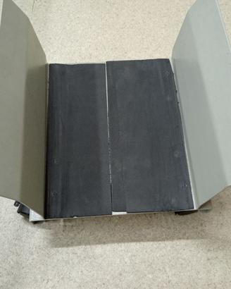 CARRELLO IN METALLO PORTA PC CON RUOTE
