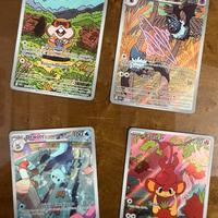 Carte pokemon bianco e nero e 151