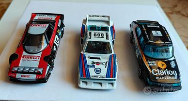 Modellini Auto anni ‘80 "Bburago" LANCIA, SAAB