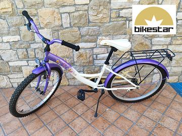 Bikestar bicicletta ragazza 24 pollici lilla