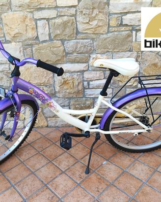Bikestar bicicletta ragazza 24 pollici lilla
