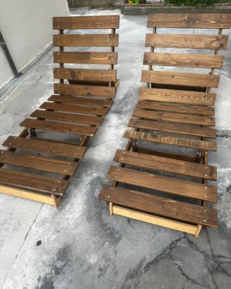 Lettini in legno con materassi