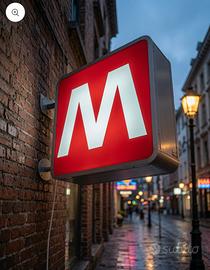 Insegna METRO