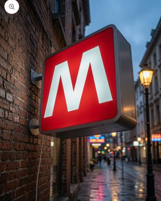 Insegna METRO