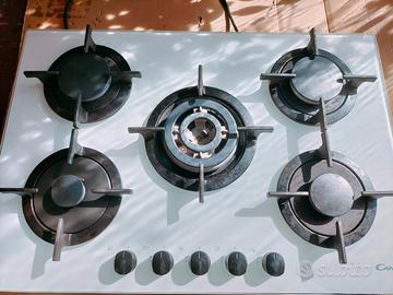 piano cottura 5 fuochi in vetro CANDY