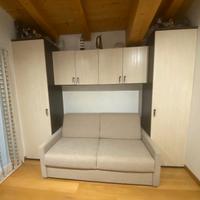 CAMERETTA CON PONTE E DIVANO LETTO