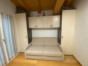 CAMERETTA CON PONTE E DIVANO LETTO