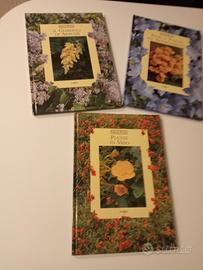 Tre libri Fiori e piante
