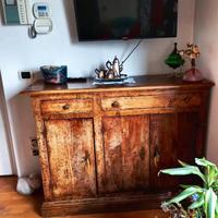 Mobile Anticato Arte povera in Noce