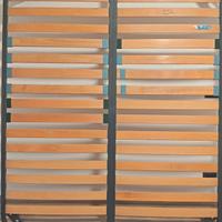 Rete matrimoniale con doghe in legno