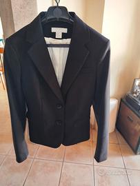 blazer peplum o sfiancato nero H&M