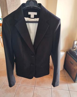 blazer peplum o sfiancato nero H&M