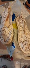 scarpe in stoffa