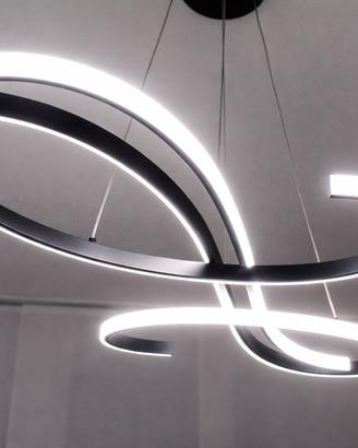 Lampada LED Note Musicali 45W Dimmerabile 100cm