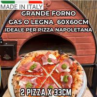 Forno a gas e legna forno Pizza Party Bollore ORO