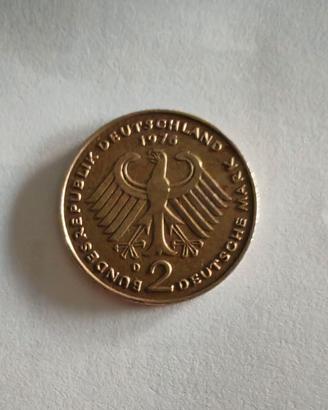 Moneta 2 deutsche mark 1997 Germania ovest