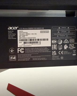 Monitor Ace VG270  27’’