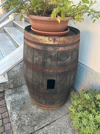 Botte arredamento di aceto grande in legno