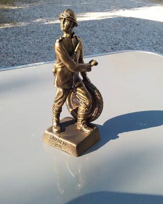 statua Autiere in metallo bronzato