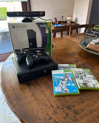 Xbox 360 + kinect + 3 giochi