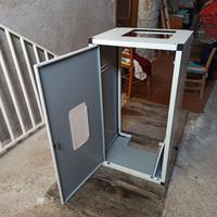 COPRICALDAIA IN LAMIERA VERNICIATA BIANCA