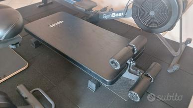 panca sidea per le gambe e Addome in modo completo