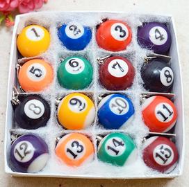 Portachiavi palla di biliardo