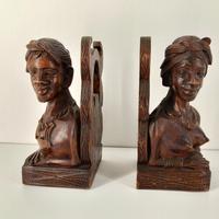 FERMA LIBRI LEGNO MASSICCIO 