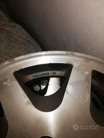 4 cerchi in lega Lancia K con bulloni