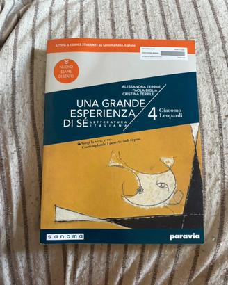 Una grande esperienza di sè 4 Giacomo Leopardi