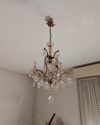 lampadario in vetro/cristallo