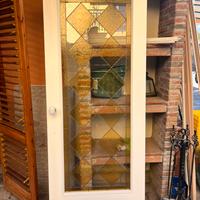 Porta scorrevole in vetro piombo