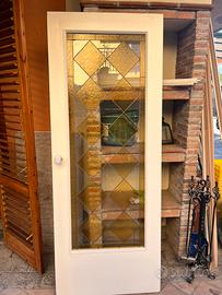 Porta scorrevole in vetro piombo