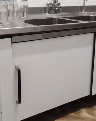Lavello da cucina industriale/profess.con mobile