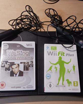Balance Board WII e WII U + Giochi + Microfoni