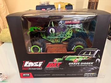 LOSI MINI LMT 4X4 BRUSHED - GRAVE DIGGER