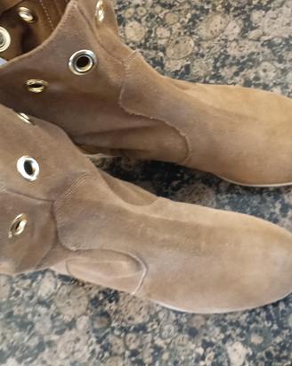 stivaletti camoscio mis 40 donna