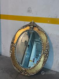 Specchio dorato- ritiro a mano