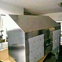 cappa in acciaio inox 170x100 completa..