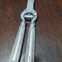 Trinciapollo con manici argento 800 stile impero