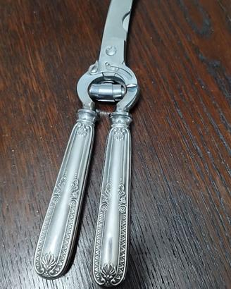 Trinciapollo con manici argento 800 stile impero
